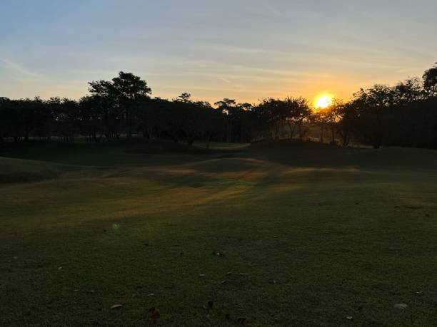 istock Sunrise at green field 1777826887