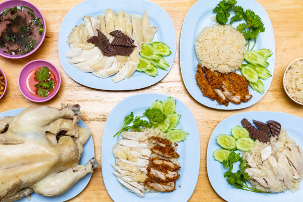 istock steamed rice topped with chicken 1777843929