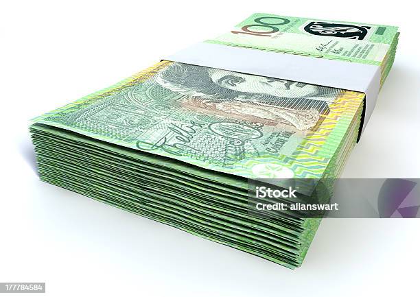 De Billetes De Cien Dólares Australianos Haces Foto de stock y más banco de imágenes de Australia - Australia, Billete de banco, Billete de cien dólares estadounidenses