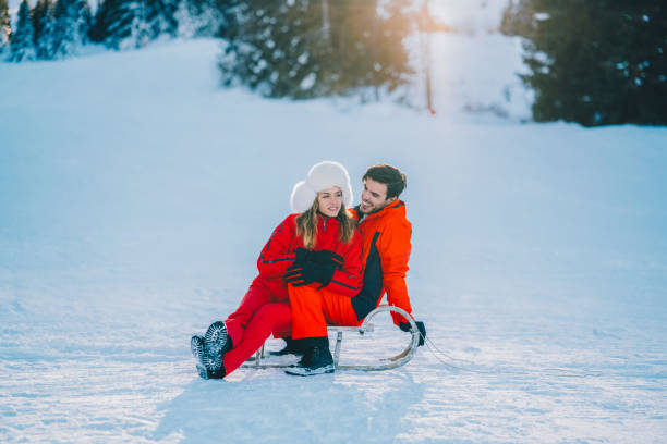 istock Dreamy couple on winter holiday 1777849425