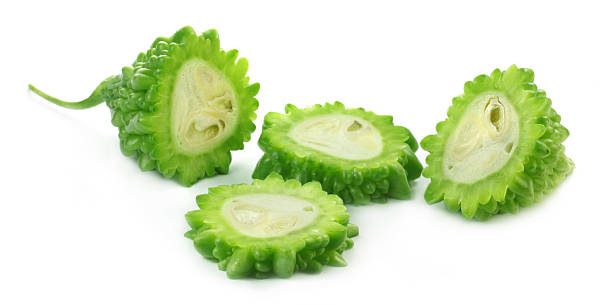 istock Sliced Green Momordica or karela 177785017