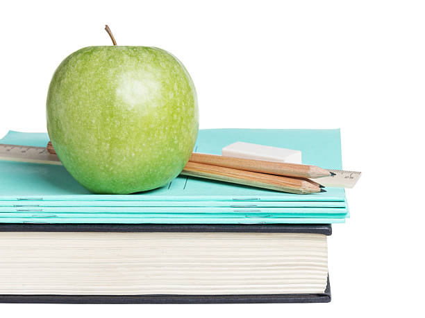 istock school supplies with apple on book 177785354