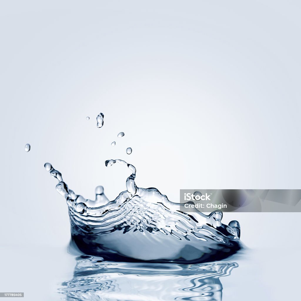 Bela toque de água - Foto de stock de Amarelo royalty-free