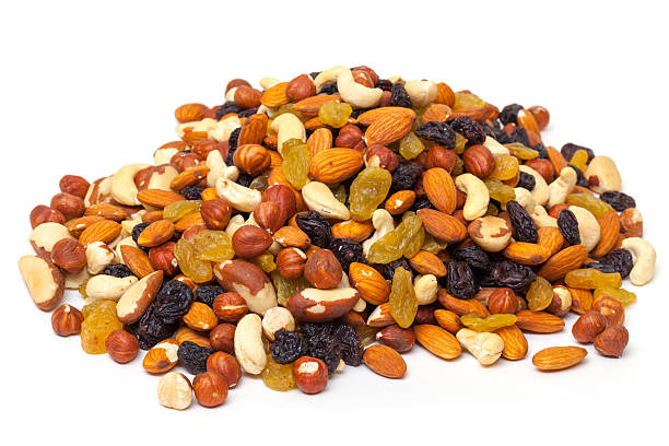 istock Mixture of nuts and raisins 177785422