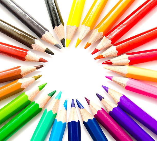 istock Colour pencils isolated on white background 177785781