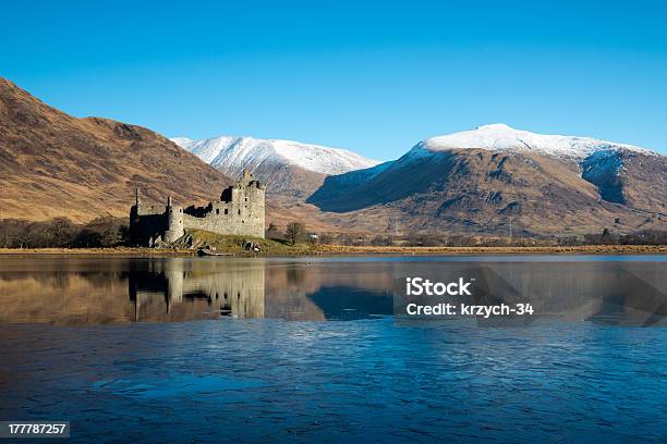 Kilchurn Castle Stock Photo - Download Image Now - Loch Awe, Scotland, Ruined