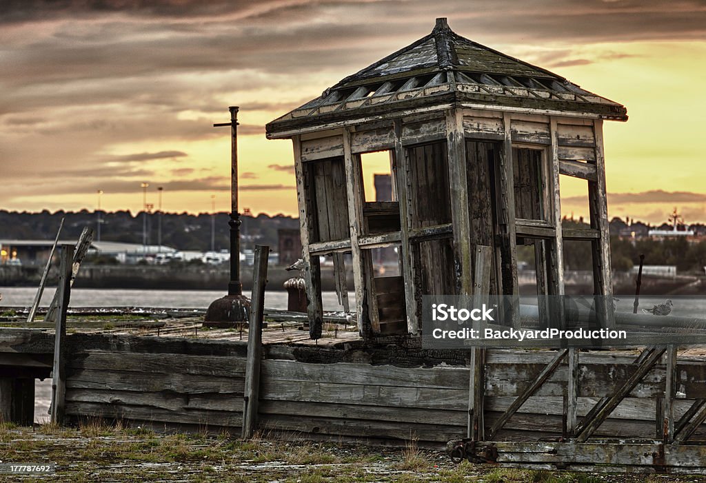 Old abandonado Barraca de Mersey - Royalty-free Abandonado Foto de stock