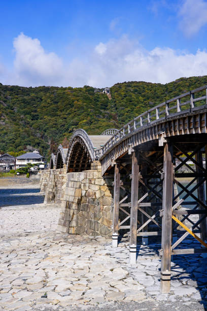 istock Kintaikyo Bridge with blue sky on a sunny spring morning (Iwakuni City, Yamaguchi Prefecture) 1777885153