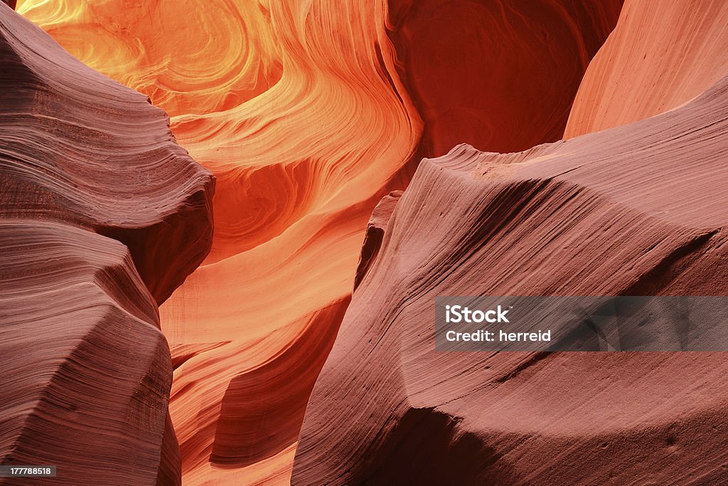 Beautiful Abstract Patterns of Lower Antelope Canyon Beautiful Abstract Patterns of Lower Antelope Canyon near Page Arizona (Navajo Permit on File) Abstract Stock Photo