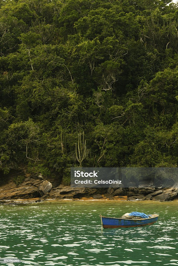 Boot im Meer - Lizenzfrei Baum Stock-Foto