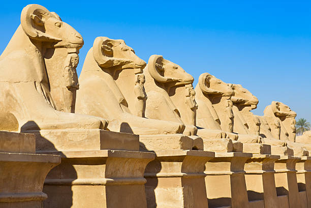 Ram Headed Sphinx stock photo