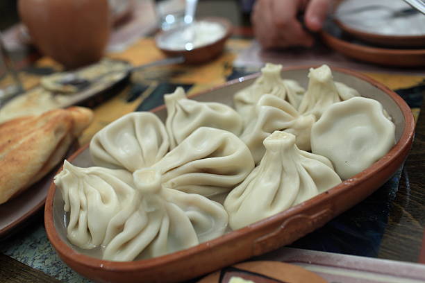 istock Khinkali in armenian restaurant 177791672