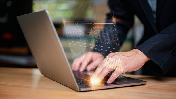 istock In modern business, the digital concept integrates technology like computers and laptops, creating a network that puts data at hand, enhancing communication and efficiency across various platforms. 1777923971