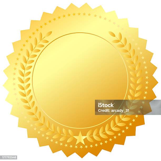 ブランクゴールドメダル - 印章のストックフォトや画像を多数ご用意 - 印章, 証明書, 金属 金