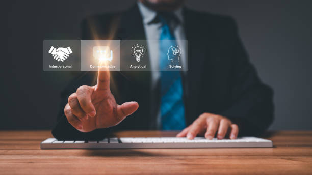 istock The businessman, leveraging his analytical, communicative, and interpersonal skills, navigated the complex world of finance, investments, and banking, effectively solving business-related challenges. 1777931312
