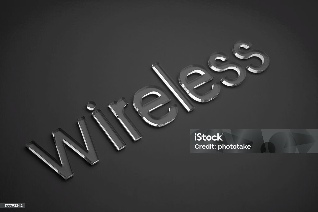 wireless wireless glass Black Color Stock Photo