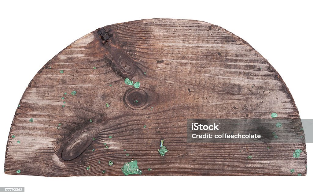 Hölzerne semicircle - Lizenzfrei Alt Stock-Foto