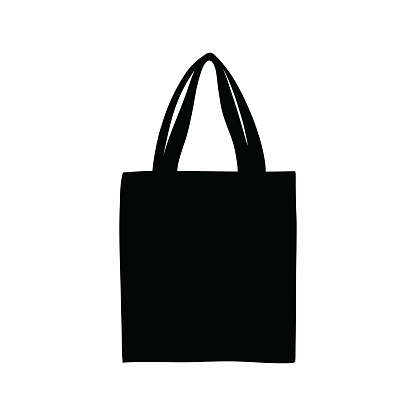 Hand Drawn Shopping Bag Icon Vector Illustration