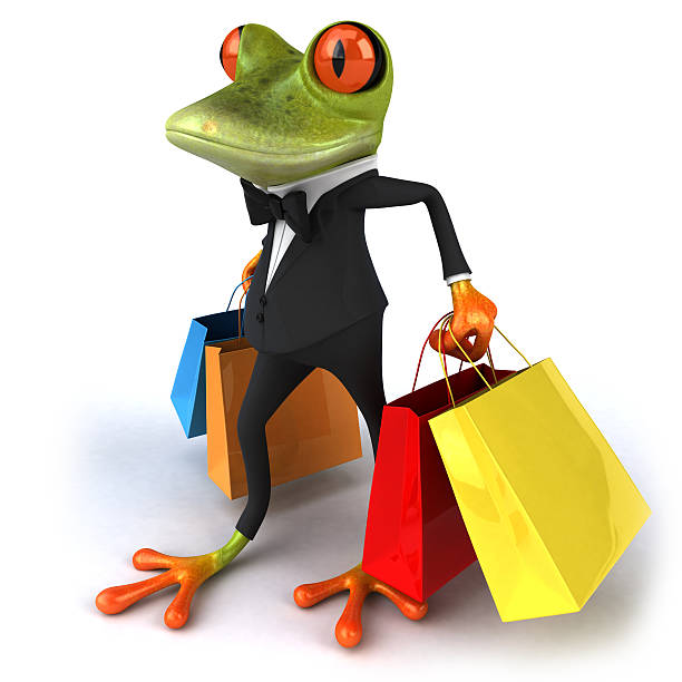 rana business - frog three dimensional shape animal green foto e immagini stock