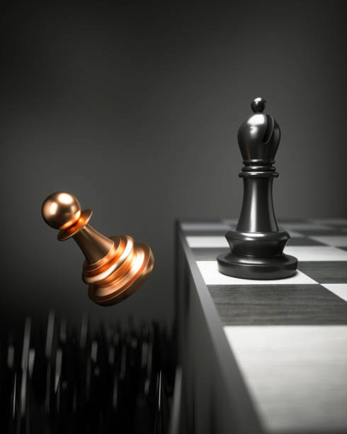 istock Chess Game business strategy,teamwork, management or leadership concept.3d rendering. 1777944748
