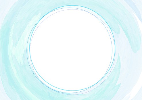 Watercolor style circular frame background