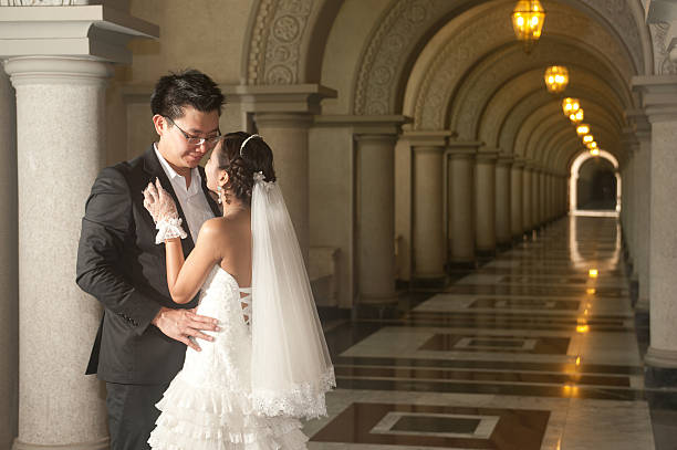istock Happy bride and groom 177794956