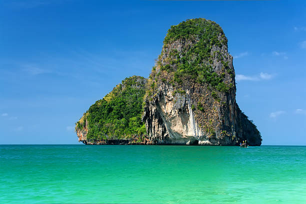 istock Beautiful rocky island over blue sky 177795382