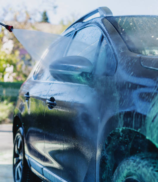 istock Car Care Business.  Car Wash Process,  drops and spalashes 1777955041