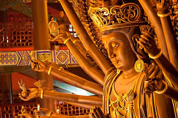 The Sichuan Emei Buddhist Temple of the Buddha