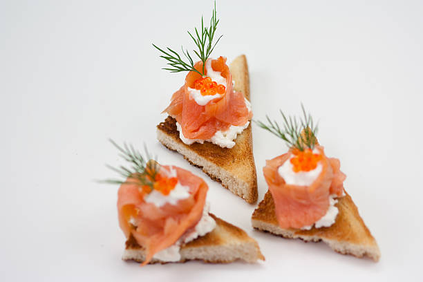 istock Smoked salmon sandwiches 177795920