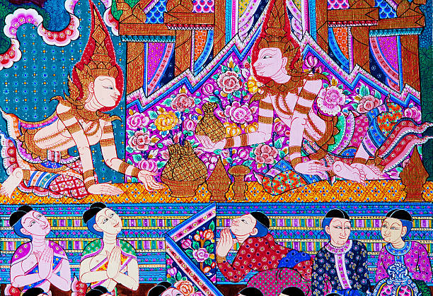 istock Thailand temple mural paintings 177795953