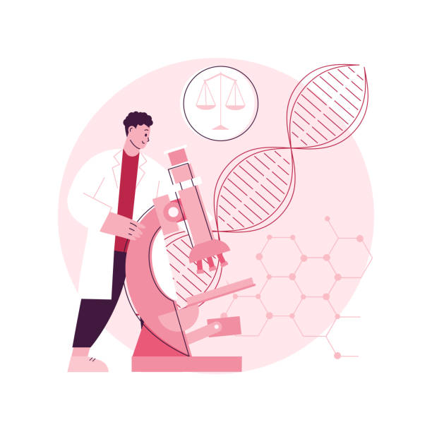 Bioethics abstract concept vector illustration. Bioethics abstract concept vector illustration. Medical ethics, biological research, dna, genetic biotechnology, biotech researcher, criminal doctor scientist, lab experiment abstract metaphor. research ethics stock illustrations