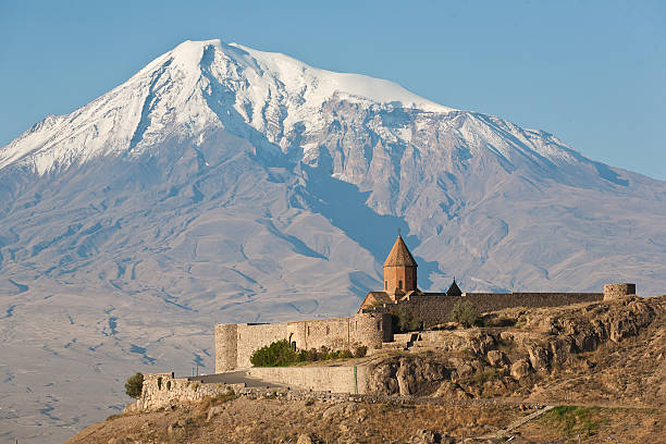 istock Ancient Armenian church Khor Virap 177796304