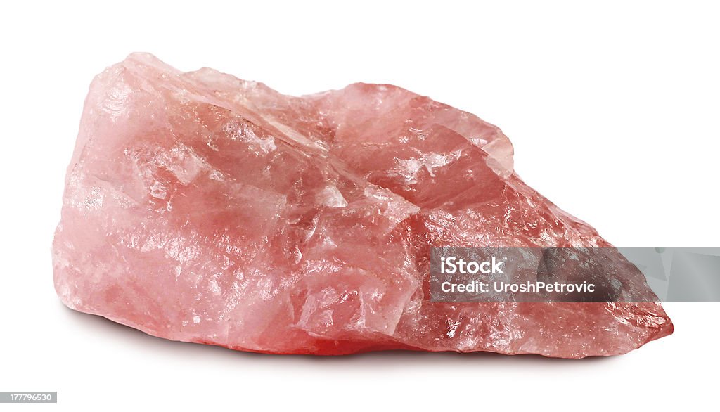 Rose quartz gemstone rock This is a rose quartz gemstone rock. Rose Quartz Stock Photo