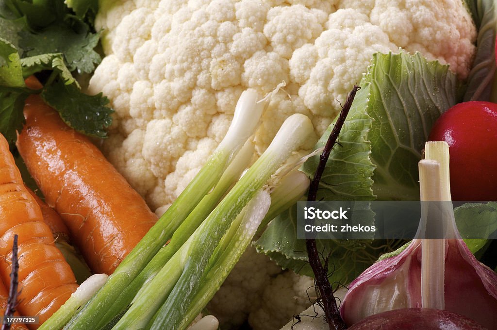 Surowych warzyw tle - Zbiór zdjęć royalty-free (Bez ludzi)
