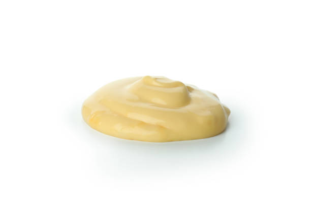 istock Tasty cheese sauce isolated on white background 1777979415