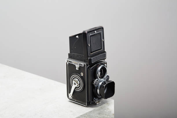 istock Vintage twin lens reflex (TLR) medium format camera with waist level finder 1777981695