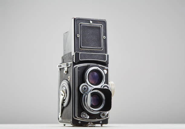 istock Vintage twin lens reflex (TLR) medium format camera with waist level finder 1777981720