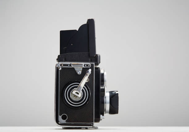 istock Vintage twin lens reflex (TLR) medium format camera with waist level finder 1777981727