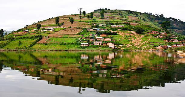 Lake Bunyonyi w Uganda, Afryka – zdjęcie