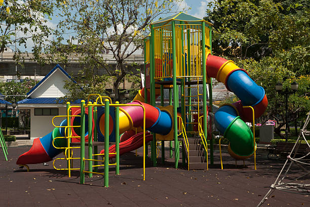 istock Colorful public playground . 177798716