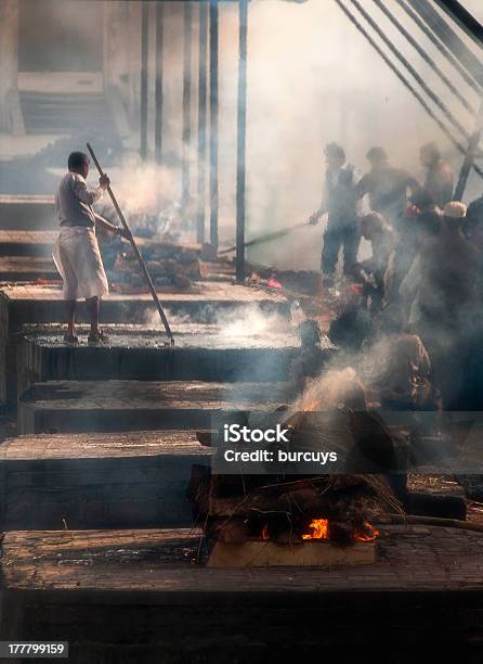 Cremation Ceremony Stock Photo - Download Image Now - Cremation, Hinduism, Funeral