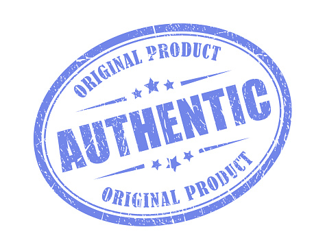 Authentic original product vector stamp isolated on white background