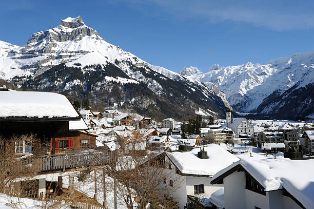 istock Winter landscape at Engelberg 177800065