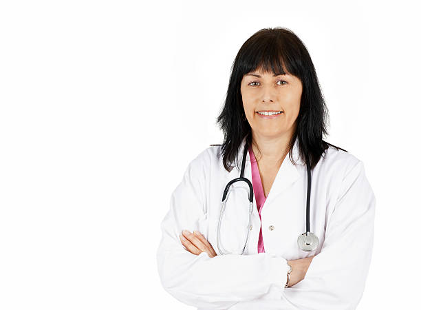 istock Female doctor smiling 177800688