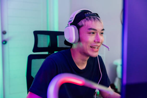 istock Young asian man gamer concentrate playing online game at home. 1778007749