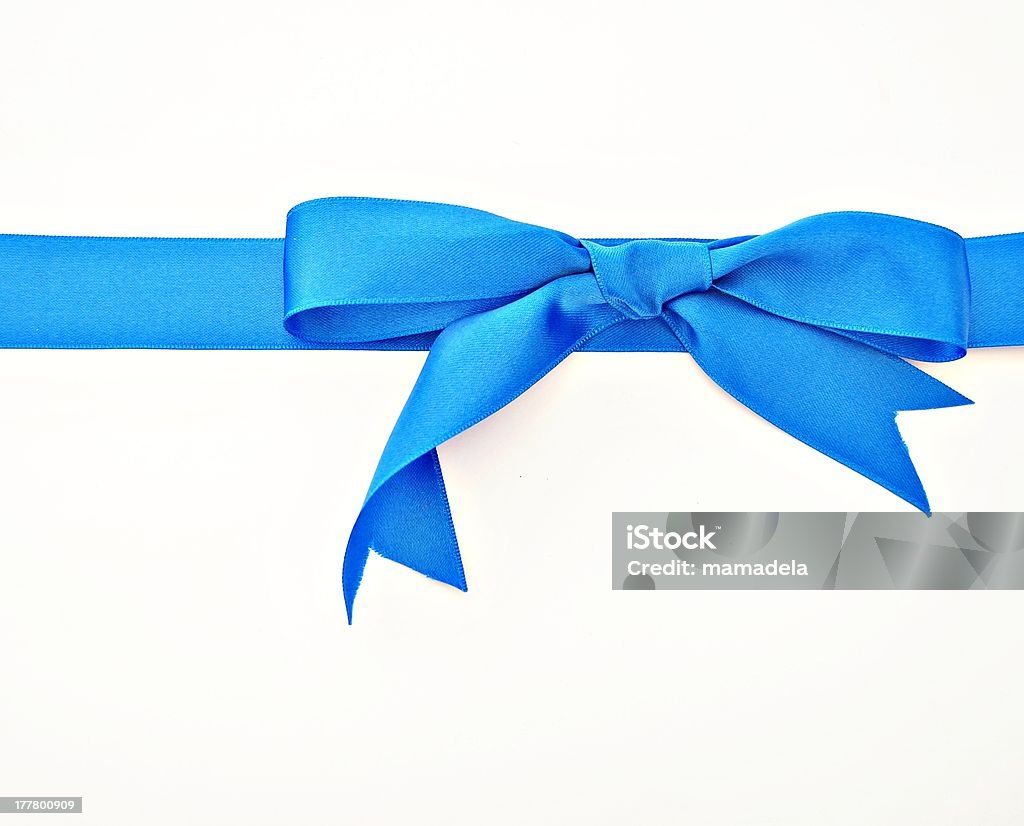 Azul ribbon - Foto de stock de Azul libre de derechos