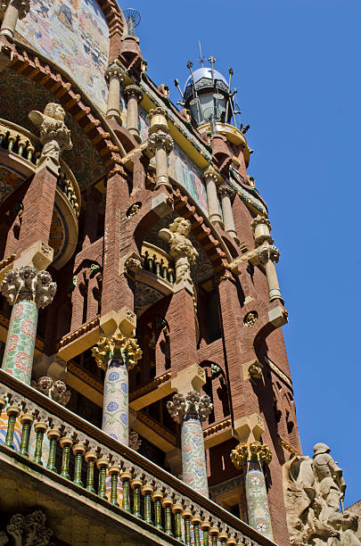 Palau de La Musica Catalana. stock photo