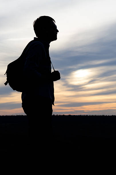 istock Silhouette of a man with  camera 177801479