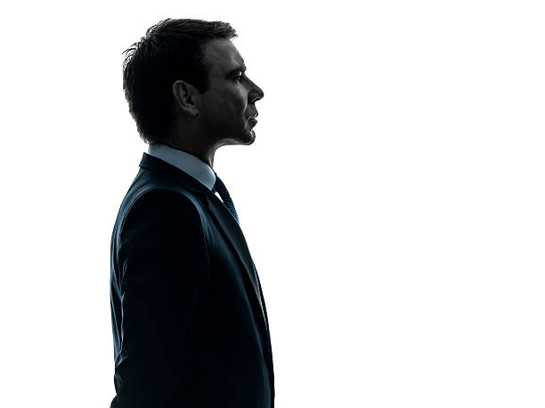 istock business man serious portrait profile silhouette 177802004